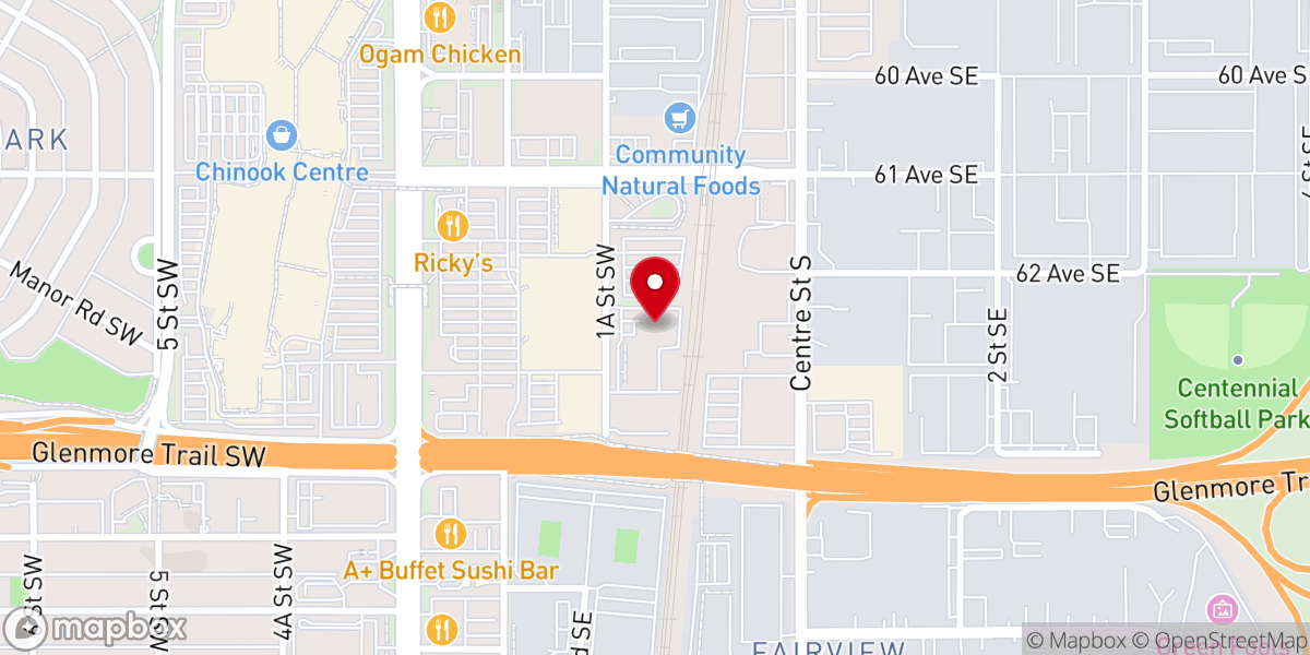 Map showing location of Southside Victory Church Fellowship