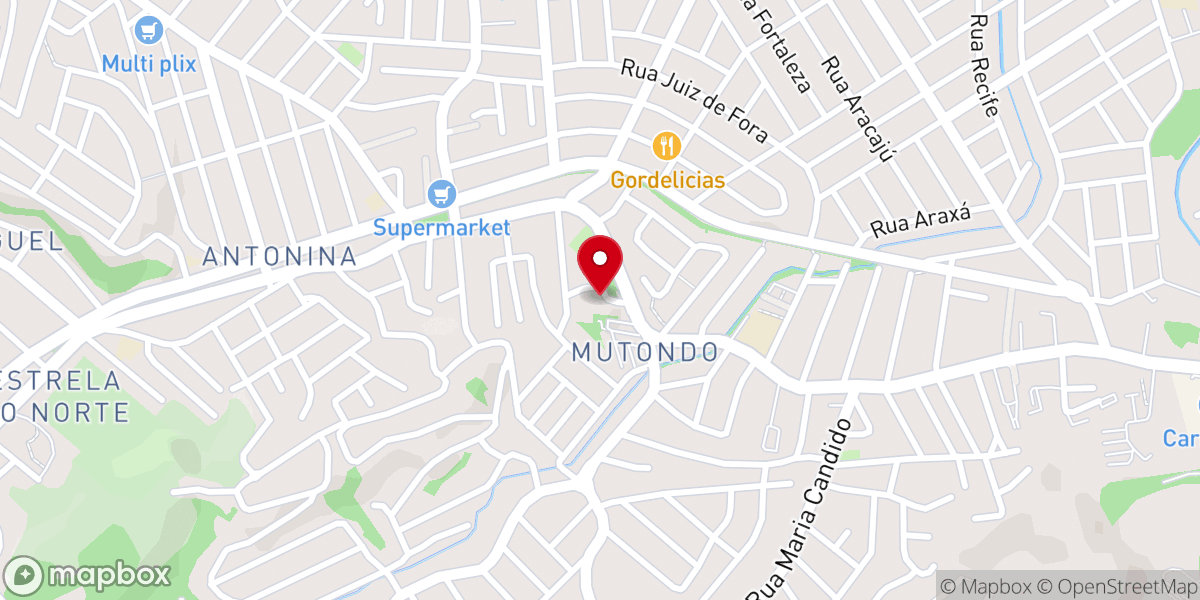 Map showing location of Paróquia Sagrado Coração de Jesus