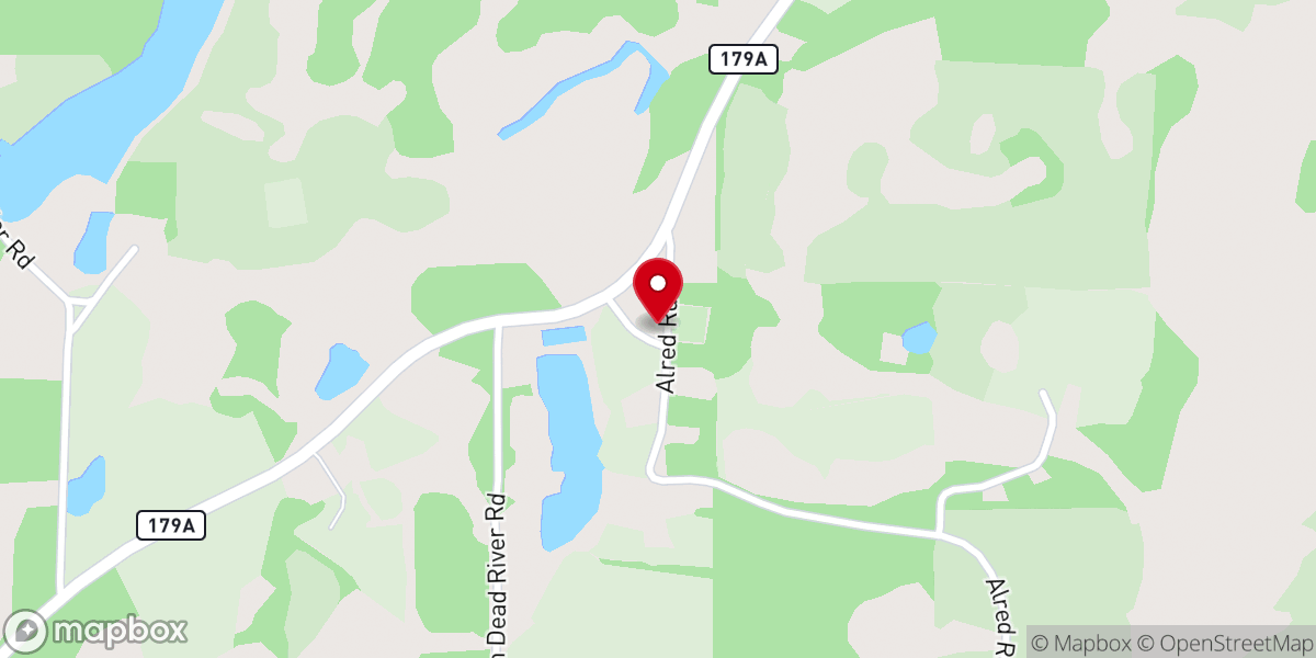 Map showing location of Mount Olive Assembly of God Church