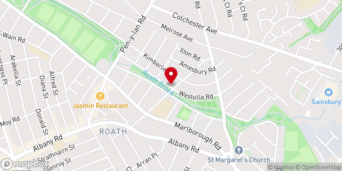 Map showing location of Church of Saint Edward, King and Confessor