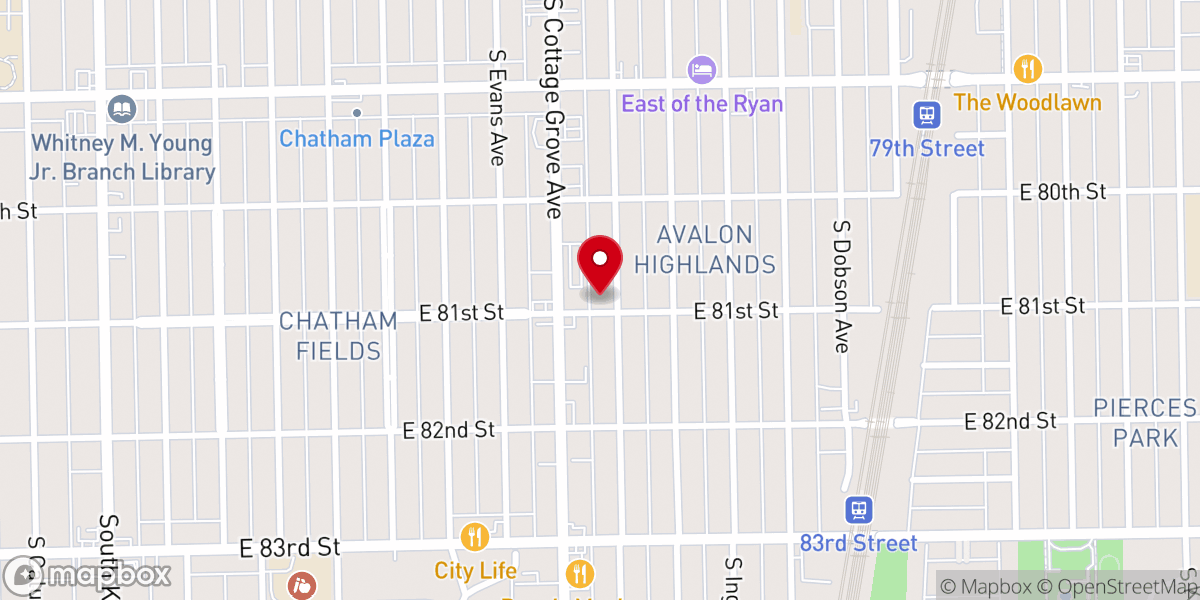 Map showing location of Maryland Avenue Baptist Church