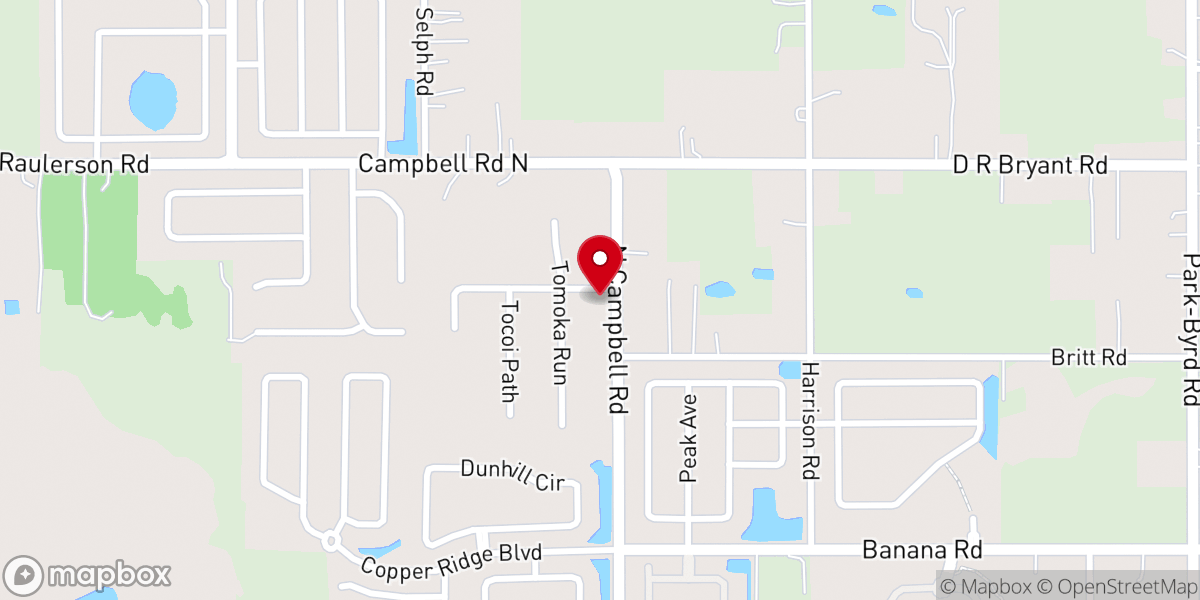 Map showing location of Help Me Inc