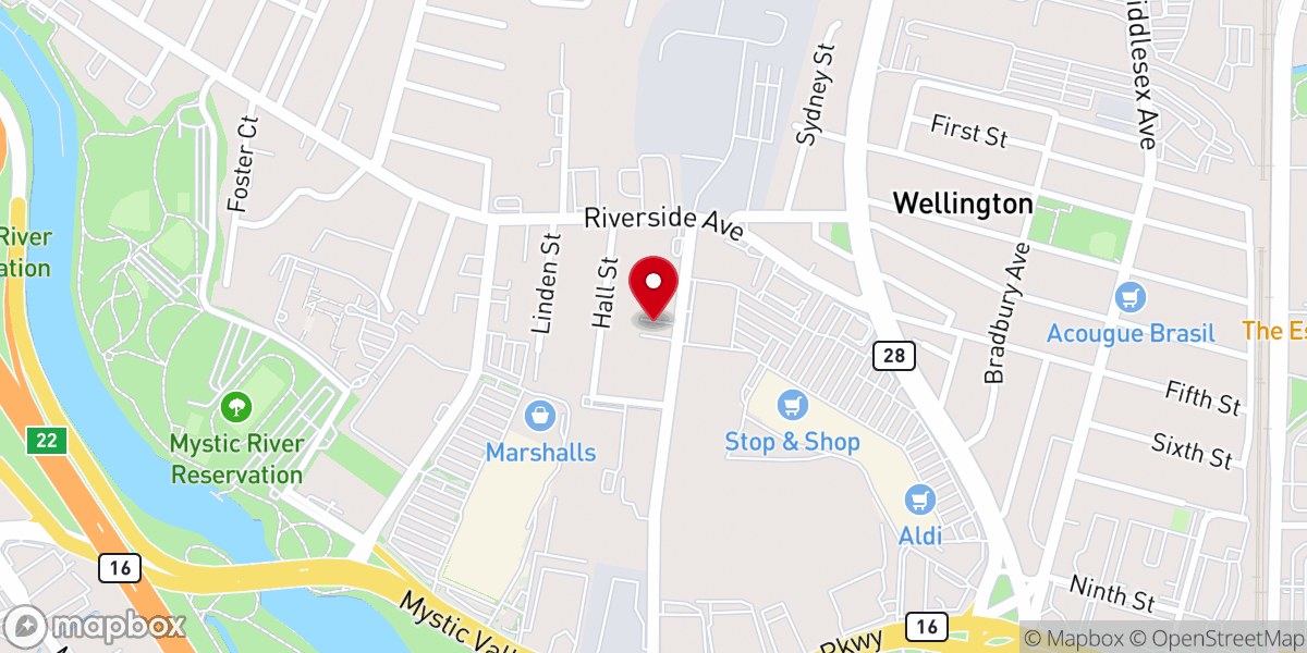 Map showing location of Assembly of God New Life In Me