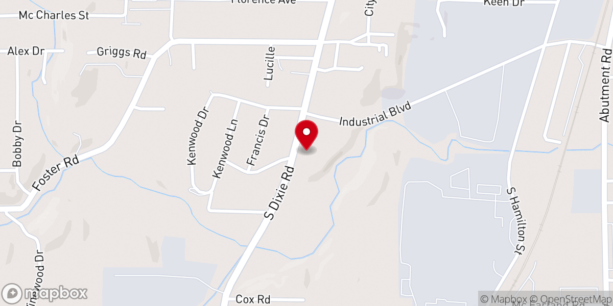 Map showing location of The Church of God of the Union Assembly