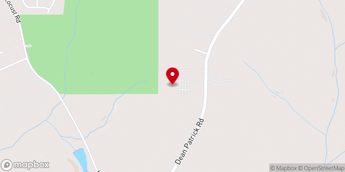 Map showing location of Abundant Life Church