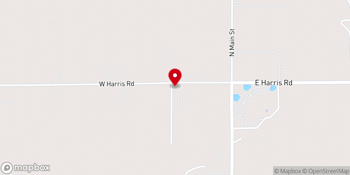 Map showing location of Kenyon Church