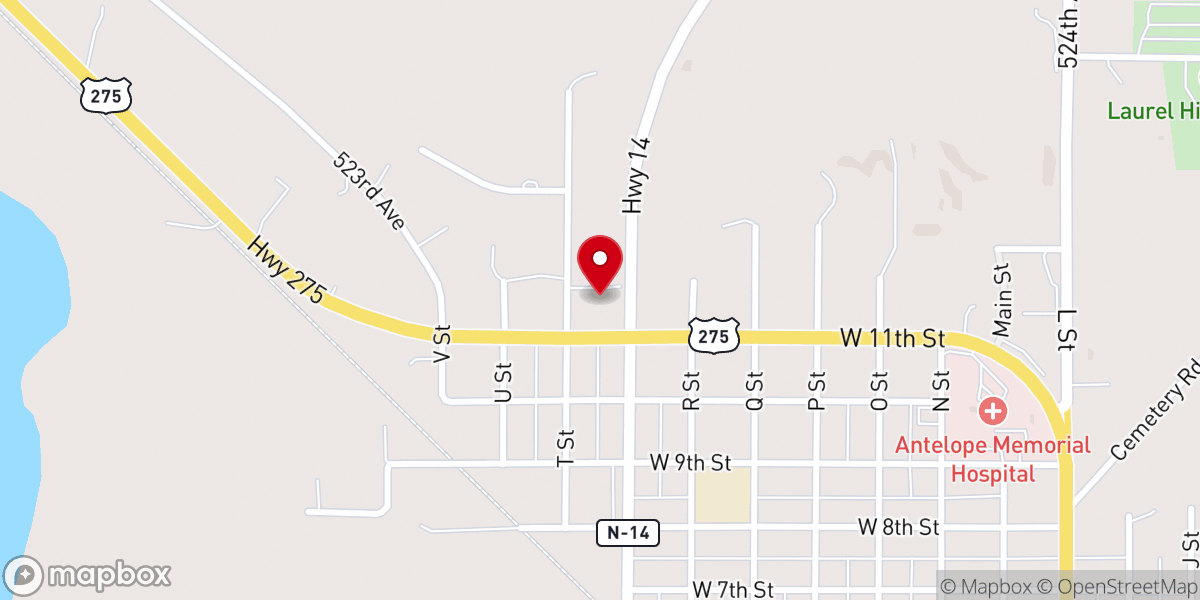 Map showing location of Saint Francis of Assisi Catholic Church