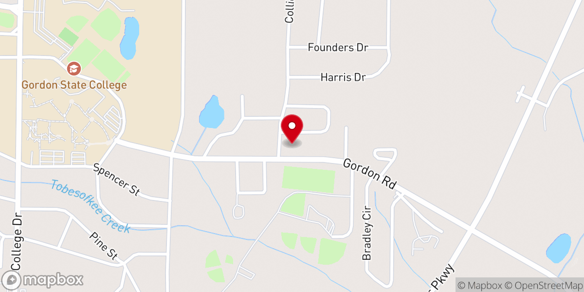 Map showing location of Graceview Church