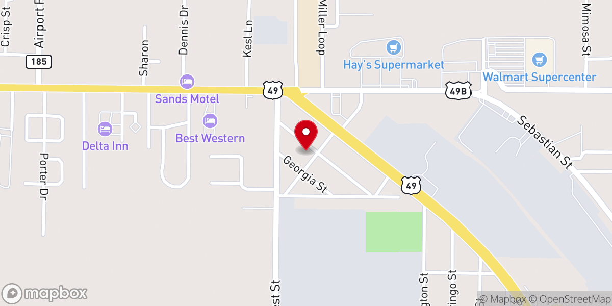 Map showing location of Cotlg Community Outreach Inc
