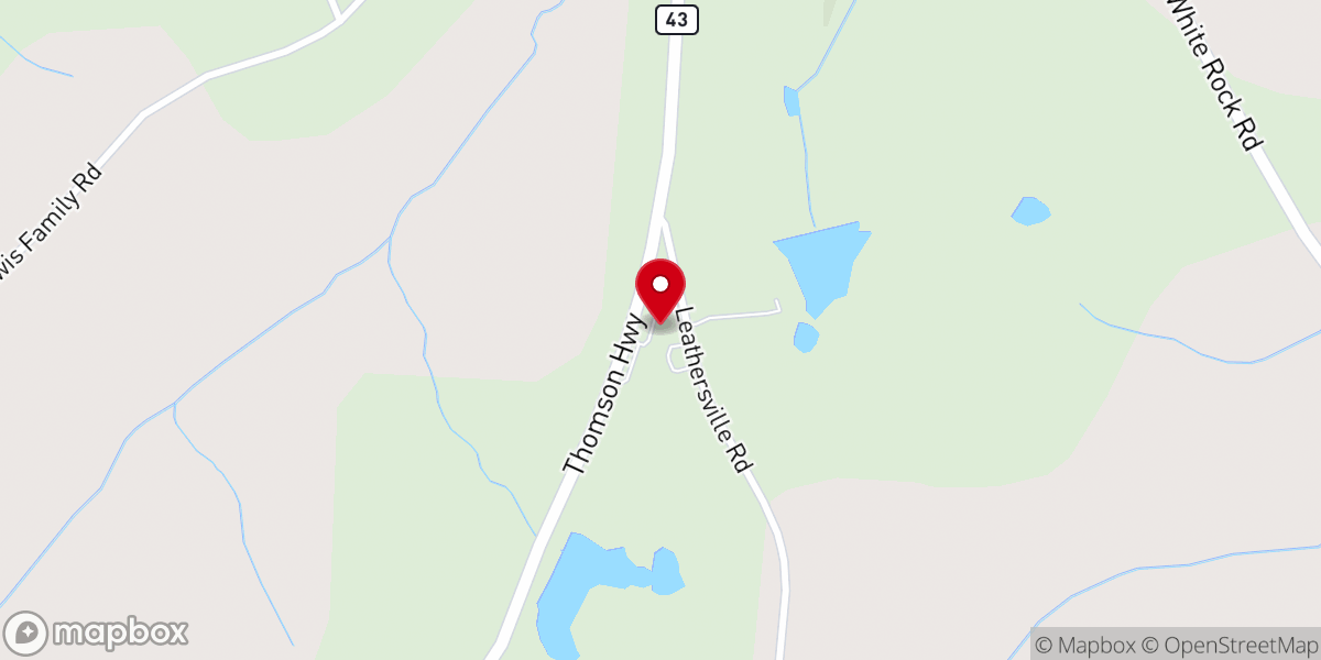 Map showing location of Faith Community Church