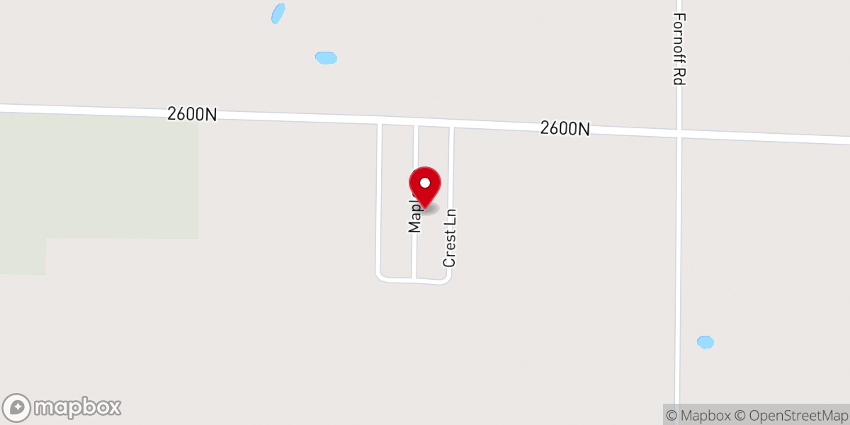 Map showing location of Church of collins
