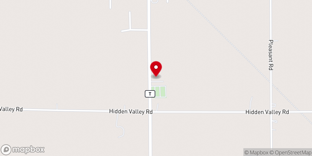 Map showing location of Saint John Lutheran School