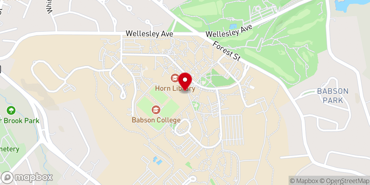 Map showing location of Glavin Family Chapel