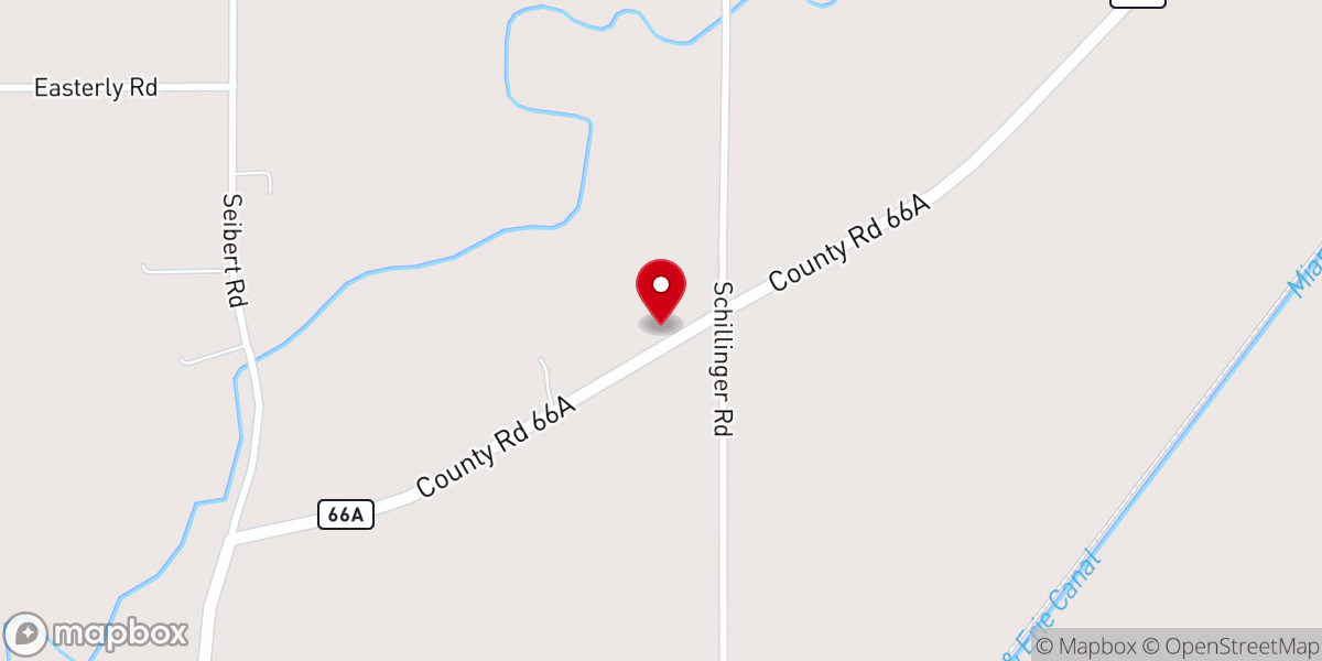 Map showing location of Walnut Grove Church