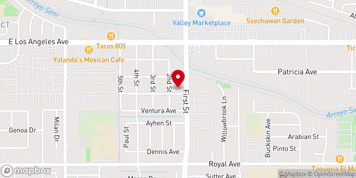 Map showing location of Saints Peter and Paul Maronite Catholic Church