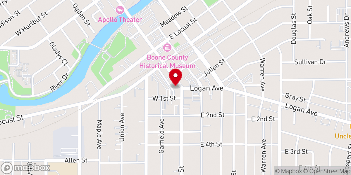 Map showing location of The Little Chapel of Belvidere