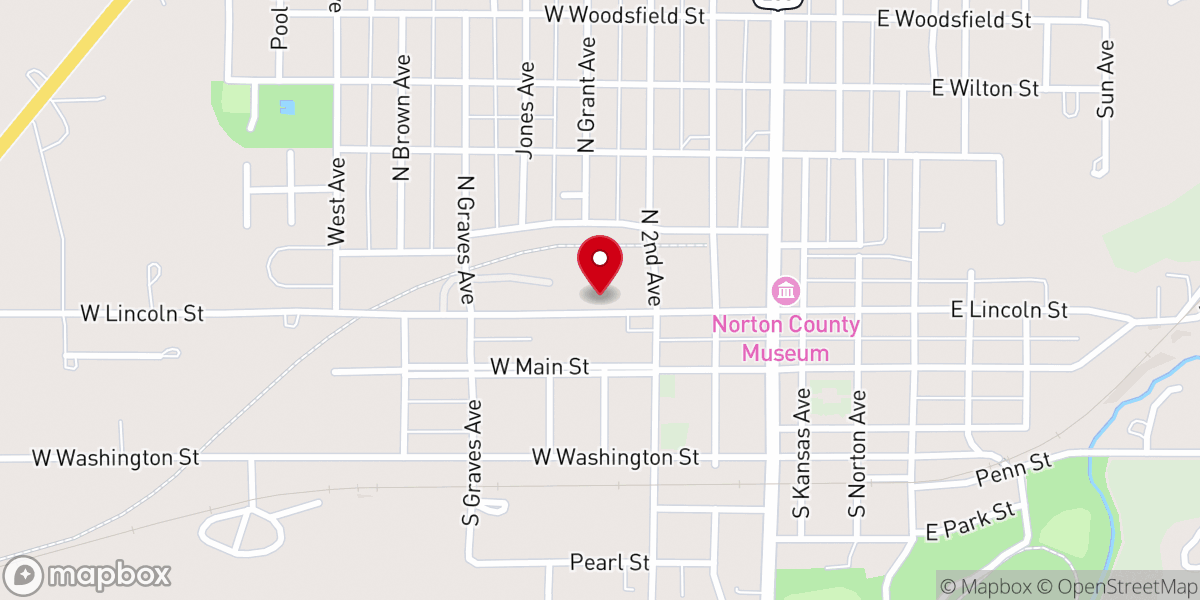 Map showing location of Cornerstone Church