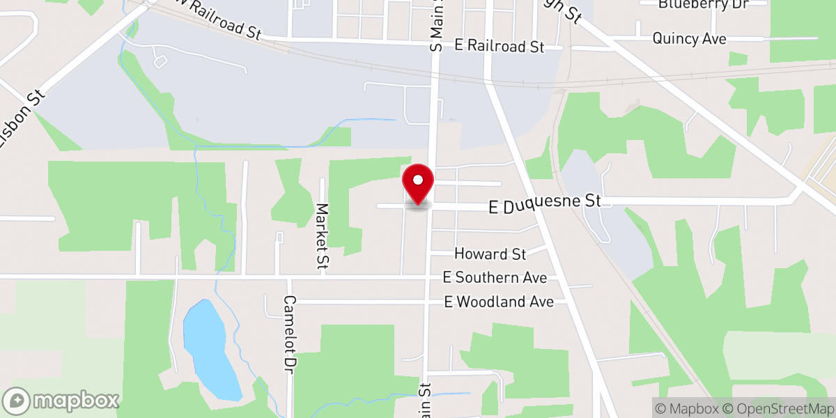 Map showing location of Jerusalem Lutheran Preschool