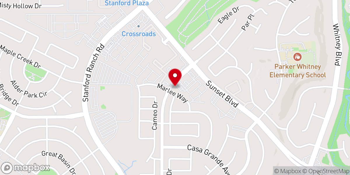 Map showing location of Spring Valley Church