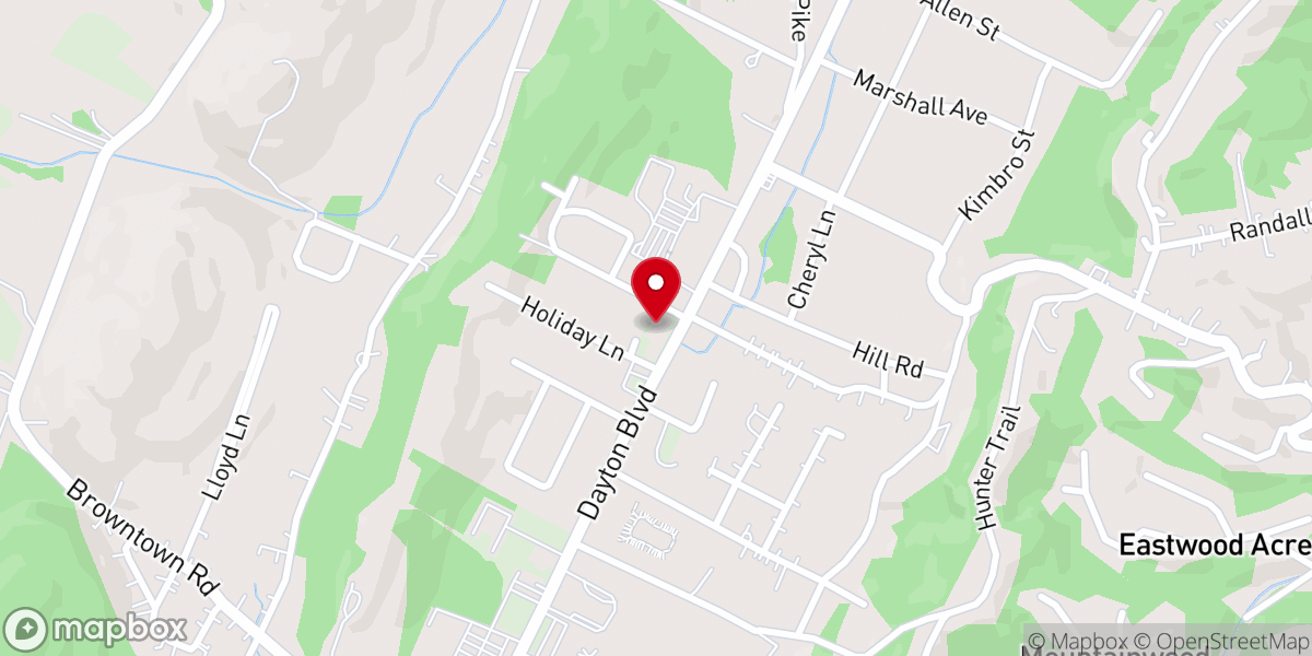Map showing location of Calvary Baptist Youth Center