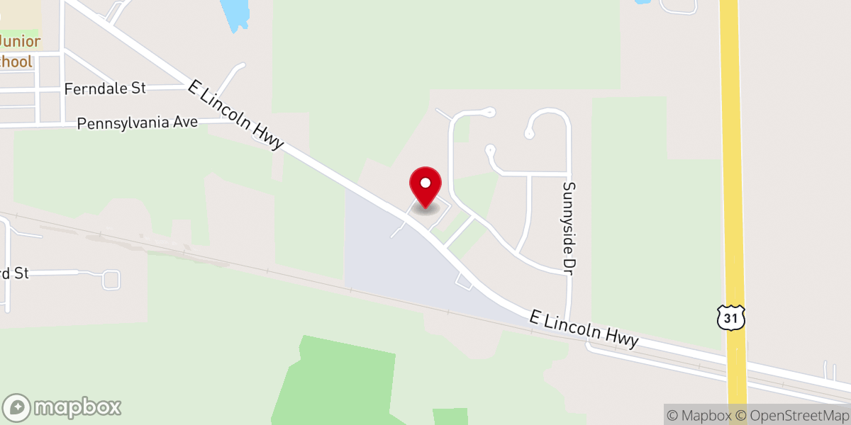 Map showing location of Plymouth Community Church