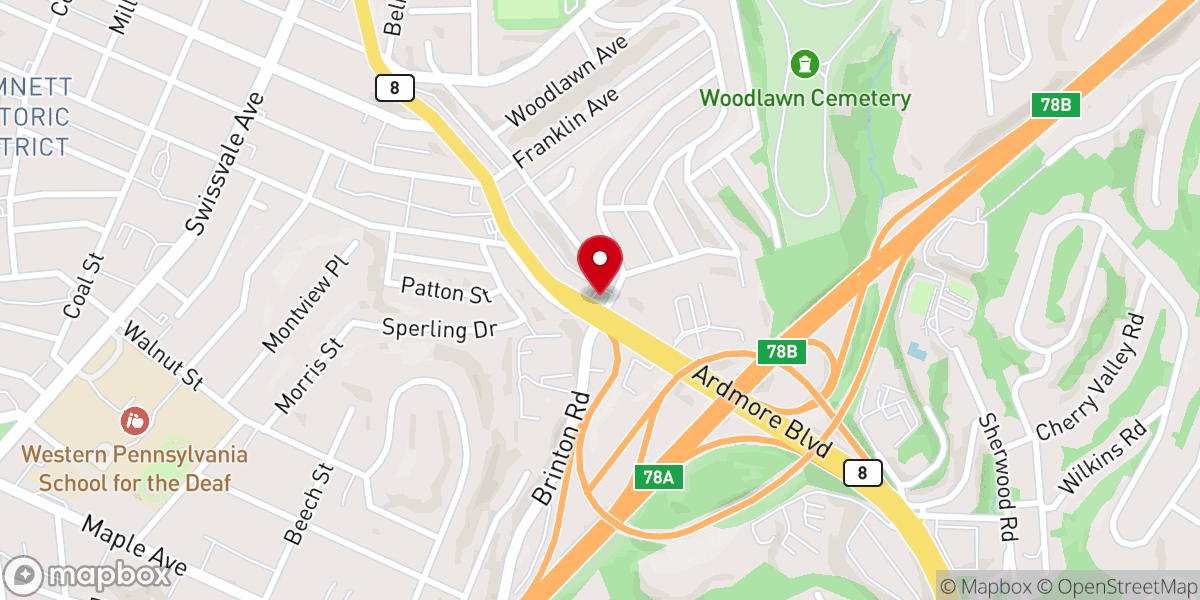 Map showing location of Reach One Teach One