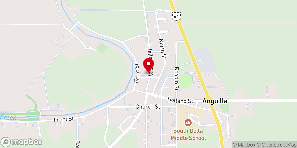 Map showing location of Our Mother of Mercy Mission