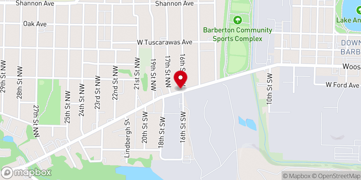 Map showing location of New Beginnings Outreach Ministries Church
