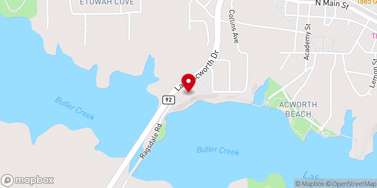 Map showing location of AUMC Chapel