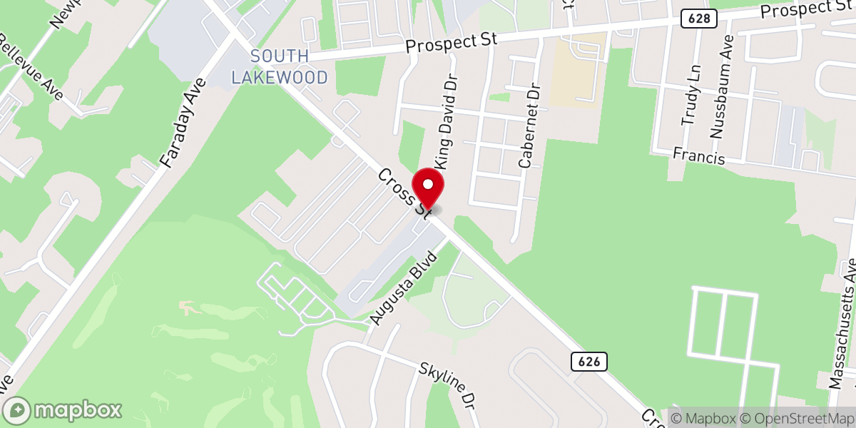 Map showing location of Matzo Ball Charity Inc