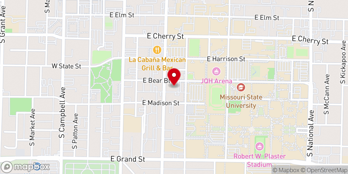 Map showing location of The Disciples Campus Ministries
