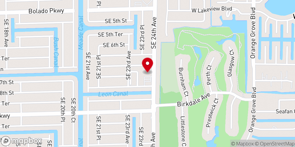 Map showing location of Mision Internacional De Restauracion Y Adoracion Inc