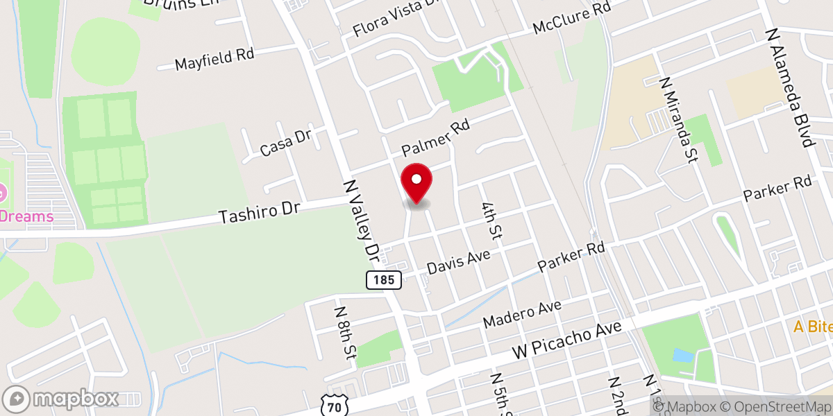 Map showing location of Dream Center Las Cruces