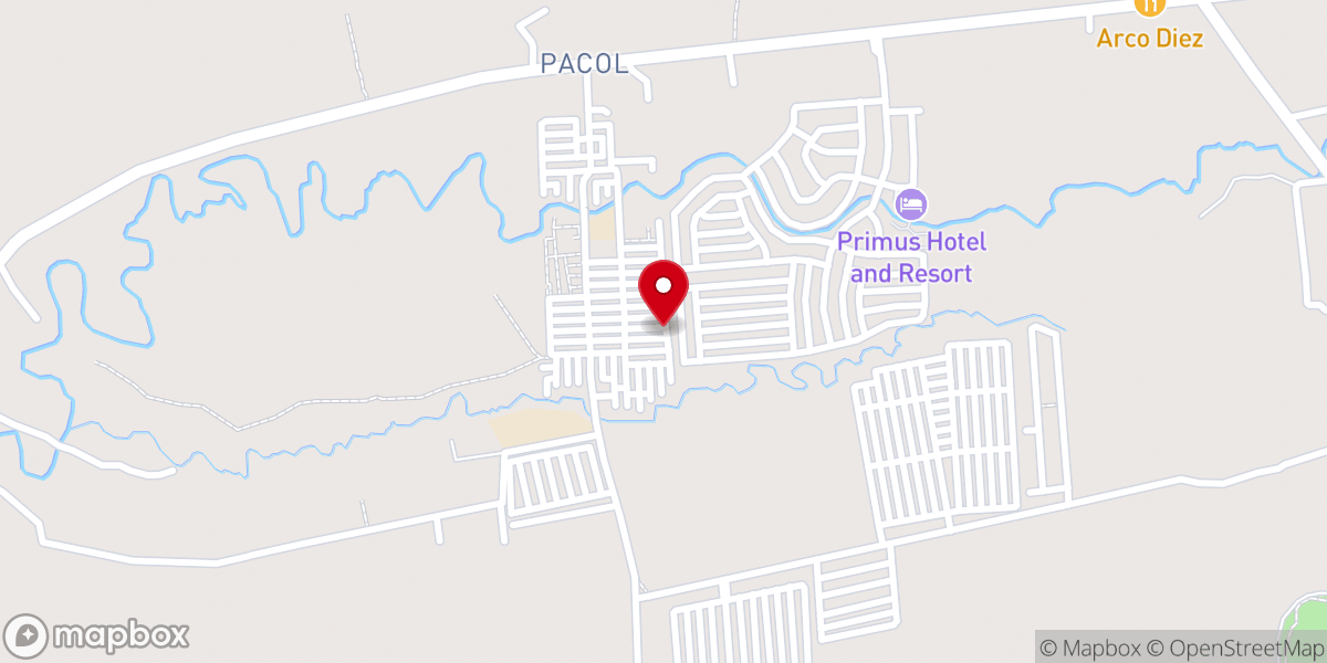 Map showing location of Iglesia Ni Cristo-Carolina Pacol Ext