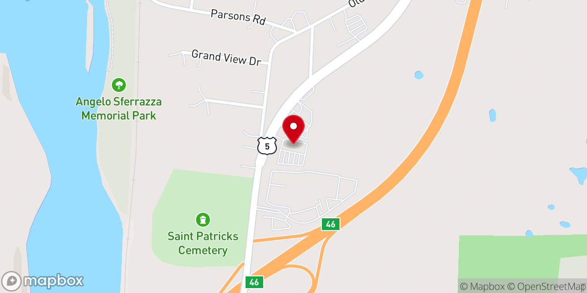 Map showing location of New Day Church