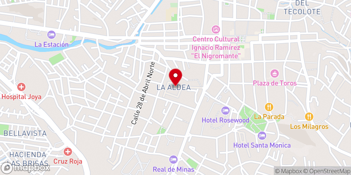 Map showing location of La Iglesia de Jesucristo de los Santos de los Últimos Días