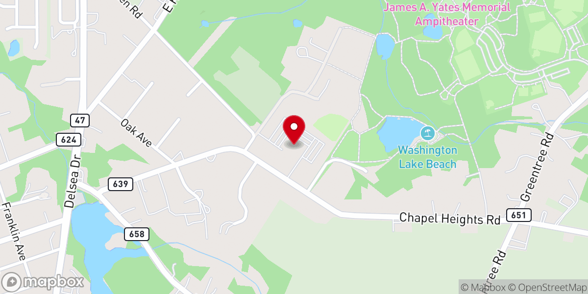 Map showing location of Gloucester County Community Church