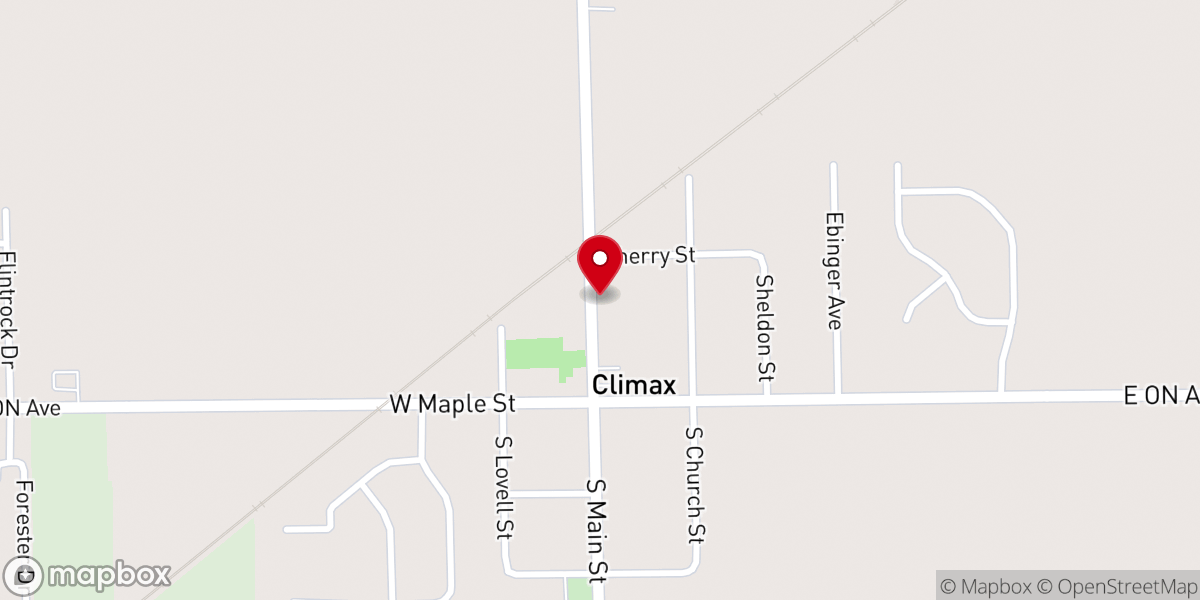 Map showing location of Peace Community Christian Church