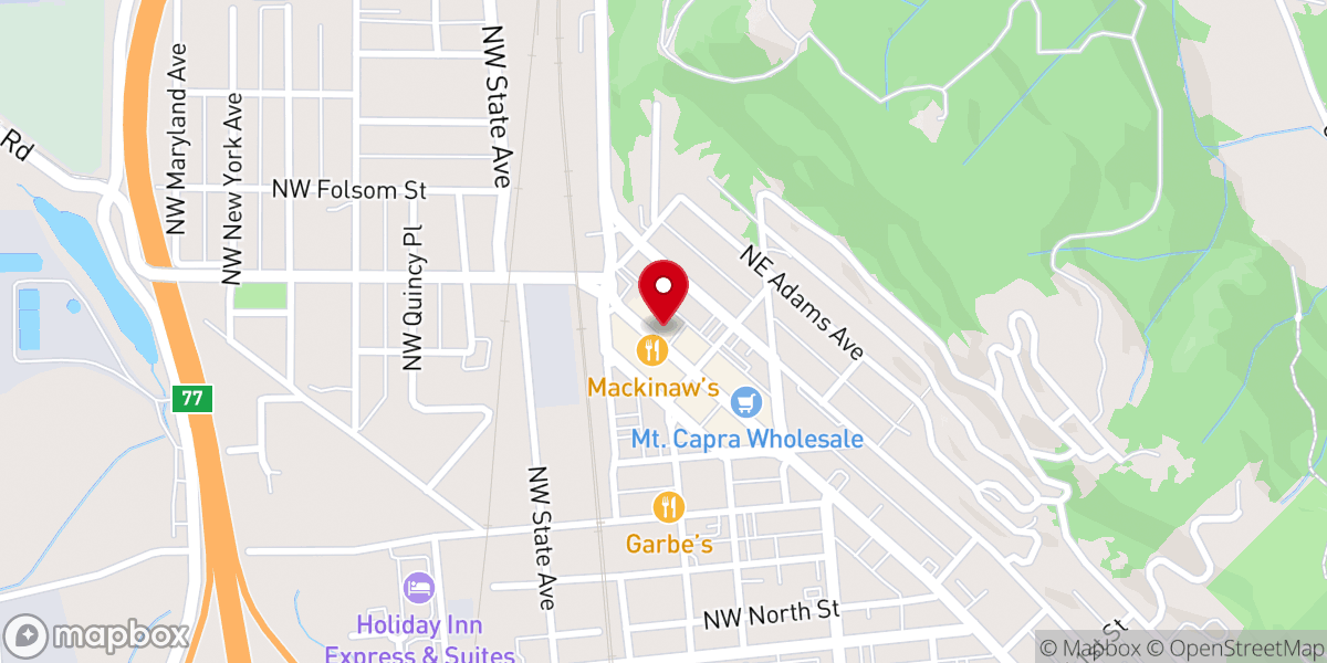 Map showing location of Iglesia de Dios Pentecostes Peniel