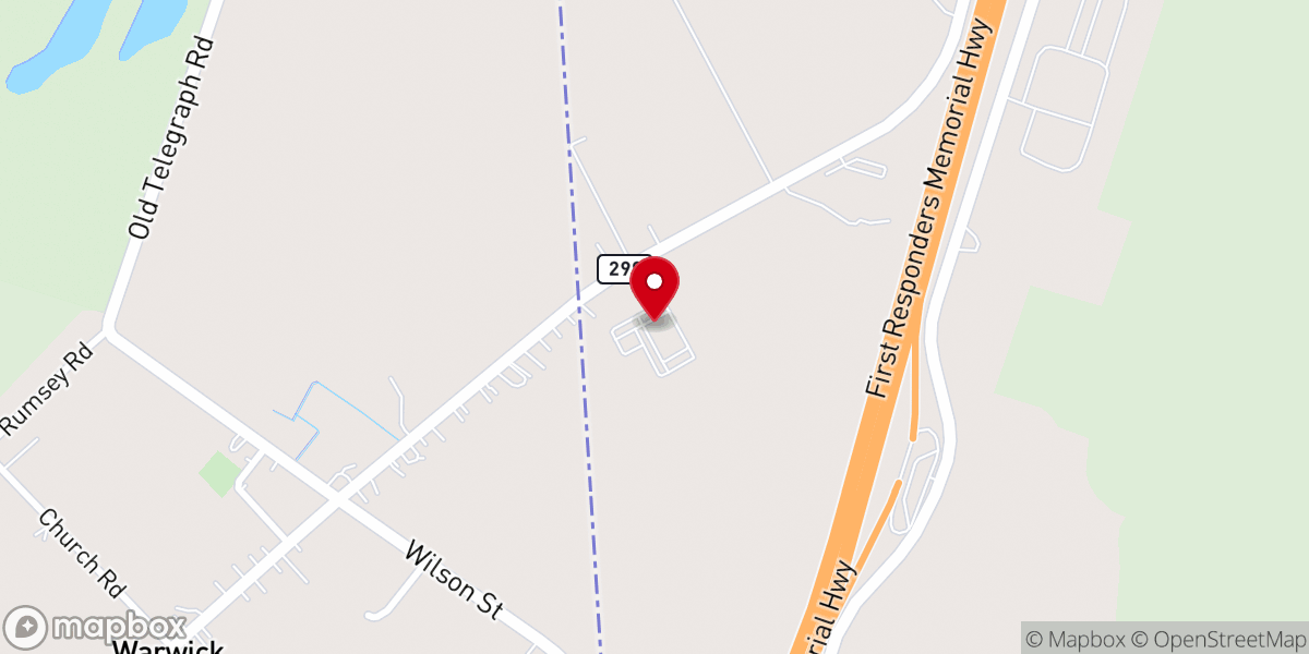 Map showing location of Love of Christ Church - Middletown Campus