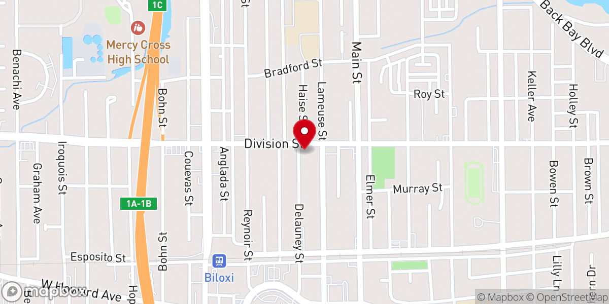 Map showing location of Lighthouse Apostolic Church