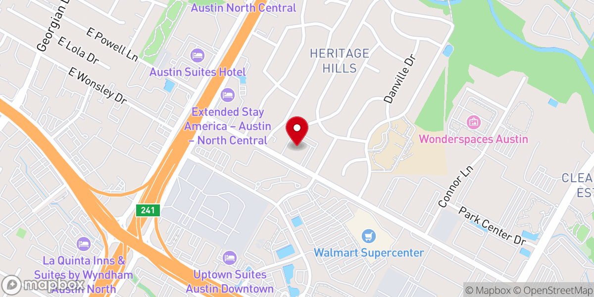 Map showing location of Love Domain Church