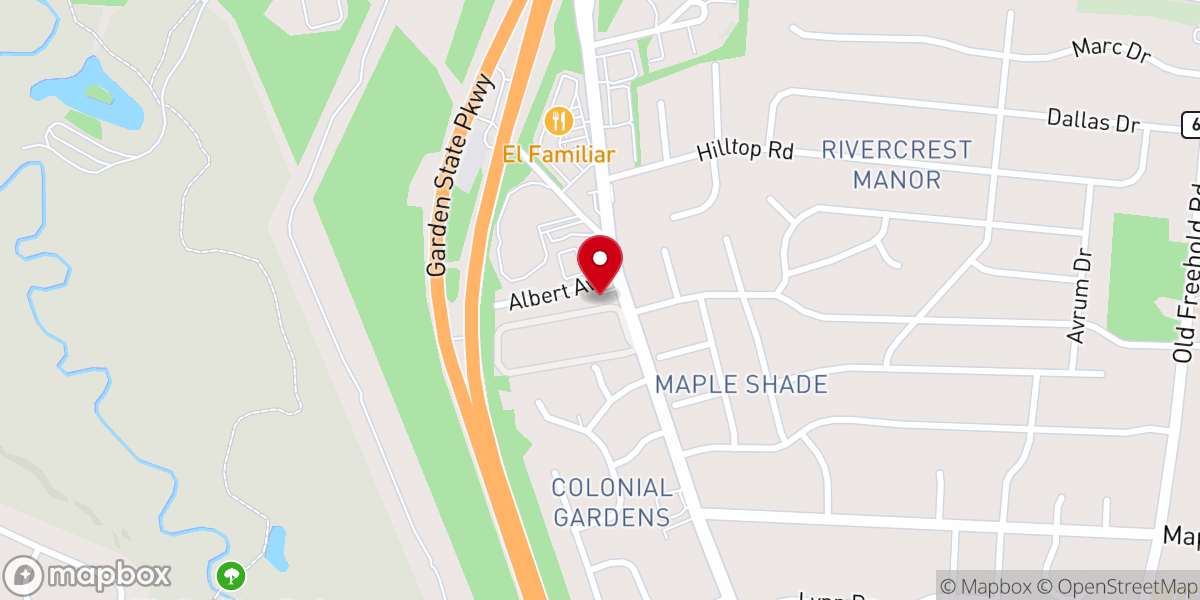 Map showing location of Refuge House of Prayer Inc