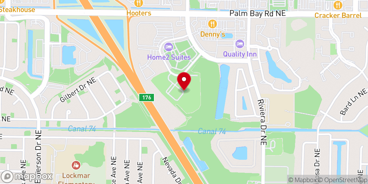 Map showing location of Recovery Church Movement
