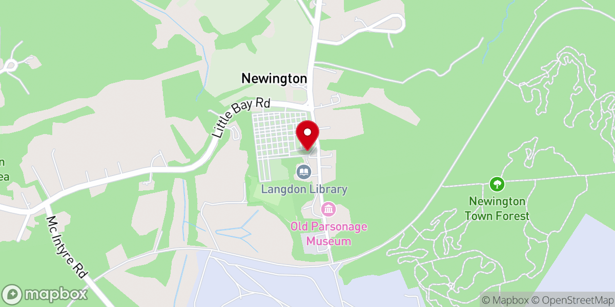 Map showing location of North Star AME Zion Church
