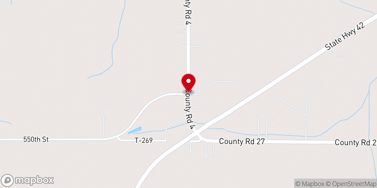 Map showing location of Copperfield Terrace