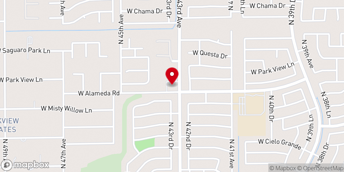 Map showing location of Happy Valley Baptist Church
