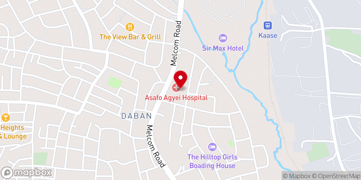 Map showing location of Great Eternal Harvest International Ministry