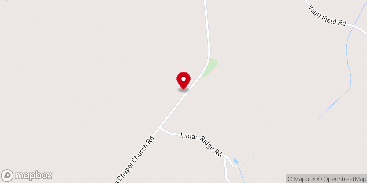 Map showing location of Colliers Chapel Community Church