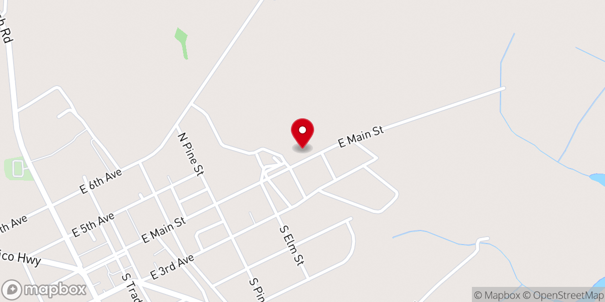 Map showing location of Victory in Christ United Church